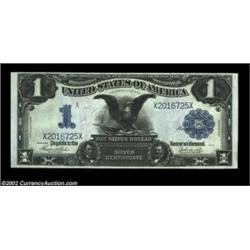 Fr. 233 $1 1899 Silver Certificate Gem New. Bold, original embossing is immediately evident on this.