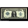 Image 1 : Fr. 237 $1 1923 Silver Certificate Star Note Very Fine. A totally unmolested example of this common.