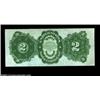 Image 2 : Fr. 246 $2 1891 Silver Certificate Gem New. This lovely Windom Deuce has terrific centering of both.