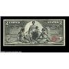 Image 1 : Fr. 247 $2 1896 Silver Certificate Gem New. Boardwalk margins enhance this exceptional Educational d