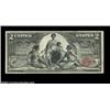 Image 1 : Fr. 247 $2 1896 Silver Certificate Gem New. Boardwalk margins enhance this exceptional Educational d