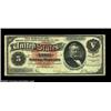 Image 1 : Fr. 262 $5 1886 Silver Certificate Fine-Very Fine. A bit tight at the top, but strictly original and