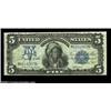 Image 1 : Fr. 277 $5 1899 Silver Certificate Choice Very Fine. A perfectly original, lightly circulated Chief.