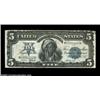 Image 1 : Fr. 279 $5 1899 Silver Certificate Fine-Very Fine. The paper on this nice looking Indian Chief is a.