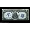 Image 1 : Fr. 280 $5 1899 Silver Certificate Extremely Fine. Although the paper surfaces are a bit soft, this.