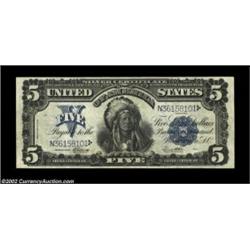 Fr. 280 $5 1899 Silver Certificate CGA Extremely Fine 45. A well margined, attractive Chief. Importa