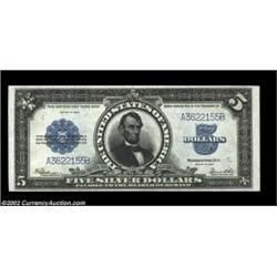 Fr. 282 $5 1923 Silver Certificate Superb Gem New. This lovely Porthole Five has unusually deep, str