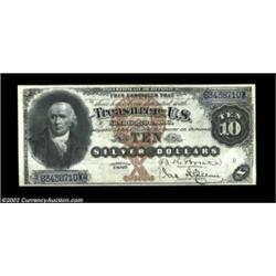 Fr. 288 $10 1880 Silver Certificate CGA Gem Uncirculated 65. Fr. 288 is a scarcer number, with only.