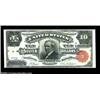 Image 1 : Fr. 301 $10 1891 Silver Certificate Choice Very Fine. A little tight across the bottom, but with exc