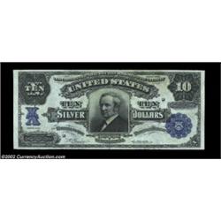 Fr. 303 $10 1908 Silver Certificate CGA Gem Uncirculated 66. Tombstones in really top grade are extr