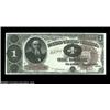 Image 1 : Fr. 347 $1 1890 Treasury Note Superb Gem New. A magnificent piece of currency, with beautiful freshn