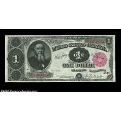 Fr. 350 $1 1891 Treasury Note Superb Gem New. This Stanton Ace is one of the highest-quality notes i