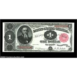 Fr. 350 $1 1891 Treasury Note Gem New. A beautiful example of what is by far the scarcest number of.