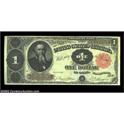 Fr. 351 $1 1891 Treasury Note Extremely Fine. This Stanton Ace is strictly original. It has retained