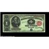 Image 1 : Fr. 352 $1 1891 Treasury Note Gem New. A very well margined Treasury Note, with bright ink color and