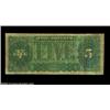 Image 2 : Fr. 361 $5 1890 Treasury Note Very Good-Fine. The paper is a bit toned and soiled, but this Fancy Ba