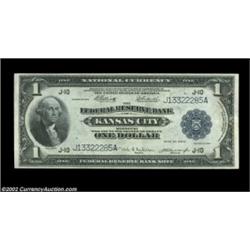 Fr. 738 $1 1918 Federal Reserve Bank Note Choice New. Some very faint handling marks prevent a Gem d