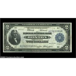 Fr. 749 $2 1918 Federal Reserve Bank Note Choice Extremely Fine. This Battleship Deuce is well margi