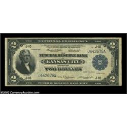 Fr. 774 $2 1918 Federal Reserve Bank Note Very Fine. The paper is lightly aged, but the note is othe