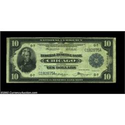 Fr. 814 $10 1914 Federal Reserve Bank Note CGA Fine 15. This attractive circulated example is one of