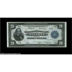 Fr. 823 $20 1918 Federal Reserve Bank Note CGA Gem Uncirculated 65. This Serial Number 1 Twenty Doll