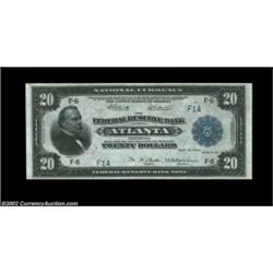 Fr. 823 $20 1918 Federal Reserve Bank Note CGA Gem Uncirculated 65. This Serial Number 1 Twenty Doll