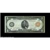 Image 1 : Fr. 833a $5 1914 Federal Reserve Note Red Seal Very Fine. Some wallet staining about the periphery o