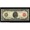 Image 1 : Fr. 834b $5 1914 Federal Reserve Note Red Seal Fine-Very Fine. Rather well circulated but totally pr