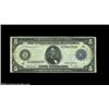 Image 1 : Fr. 845 $5 1914 Federal Reserve Note Fine-Very Fine. A mere six examples of this Burke-Glass signatu