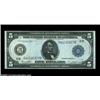 Image 1 : Fr. 851a $5 1914 Federal Reserve Note About New. This New York District Fed is crackling fresh and s