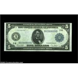 Fr. 851a $5 1914 Federal Reserve Note About New. A bit close at the top. Important notice: We expect