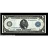 Image 1 : Fr. 871a $5 1914 Federal Reserve Note Very Choice New. A near-Gem example of this more common $5 Fed