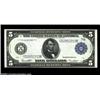 Image 1 : Fr. 871b $5 1914 Federal Reserve Note Choice New. This "b"-type note would be a full Gem if the bott