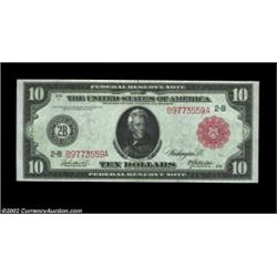 Fr. 893b $10 1914 Red Seal Federal Reserve Note Superb Gem New. This is the single most common Red S