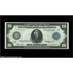 Fr. 946 $10 1914 Federal Reserve Note About New. A much scarcer Friedberg number. CAA has sold only.