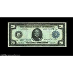 Fr. 966 $20 1914 Federal Reserve Note Superb Gem New. This is only the fourth example of this number