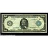 Image 1 : Fr. 1056 $50 1914 Federal Reserve Note Very Fine. Only about a half dozen examples of this number ar