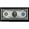 Image 1 : Fr. 1104 $100 1914 Federal Reserve Note Very Fine. The top margin is extremely tight, and there are.