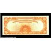 Image 2 : Fr. 1171 $10 1907 Gold Certificate Very Choice New. A near-Gem example, with better-than-average mar