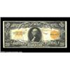 Image 1 : Fr. 1187 $20 1922 Gold Certificate About Very Fine. The back is a little soiled for the full Very Fi