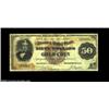 Image 1 : Fr. 1192 1882 $50 Gold Certificate Very Fine. A newly discovered example of a note with a very short