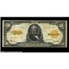 Image 1 : Fr. 1200 $50 1922 Gold Certificate Fine. A solid, problem-free example, with excellent color remaini