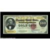 Image 1 : Fr. 1215 $100 1922 Gold Certificate Choice About New. A simply spectacular example of this high-deno