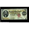 Image 1 : Fr. 1215 $100 1922 Gold Certificate Fine. Although the ink and paper colors remain bright, there is.