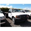 Image 3 : 2001 FORD F-450 FLATBED PICKUP ~ 133,820 MILES VIN: 1FDXF46F01EB66860, FLATBED UTILITY TRUCK, NOTES: