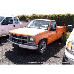 1998 CHEVROLET C/K 1500 PICKUP ~ 217,034 MILES VIN: 1GCEC14R1WZ191721, PICKUP, RWD, V8, 5.7L, NOTES:
