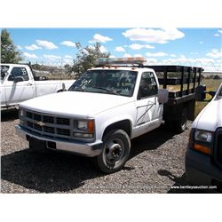 1999 CHEVROLET C/K 3500 UTILITY TRUCK ~ 292,818 VIN: 1GBJC34F7XF069212, 6.5L, V8, DIESEL STAKE BED F