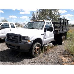 2003 FORD F-450 STAKEBED ~ 247,945 MILES VIN: 1FDXF46P73EC03138, 6.0L, V8, DIESEL, STAKEBED FLATBED 