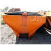 Image 2 : 1997 WARREN SALT SPREADER, 5 CUBIC YARDS S/N: SC-9841, NOTES: MISSING PARTS (print sequence:) FA3679