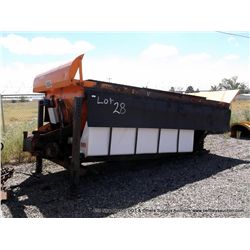 2001 MONROE SALT SPREADER, 10 CUBIC YARDS S/N: 2250992 (print sequence:) FA16348-00